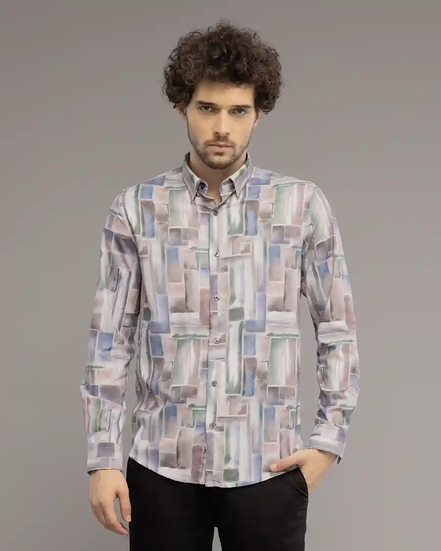 Buy Torn-Poster Digital Print Shirt In Online With Low Price.